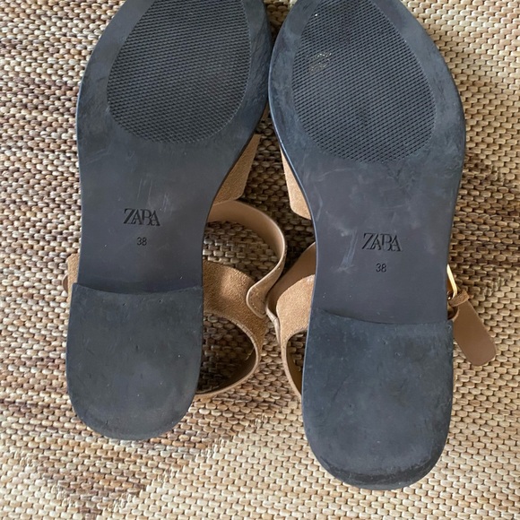 Zara Tan Sandals - Picture 4 of 6